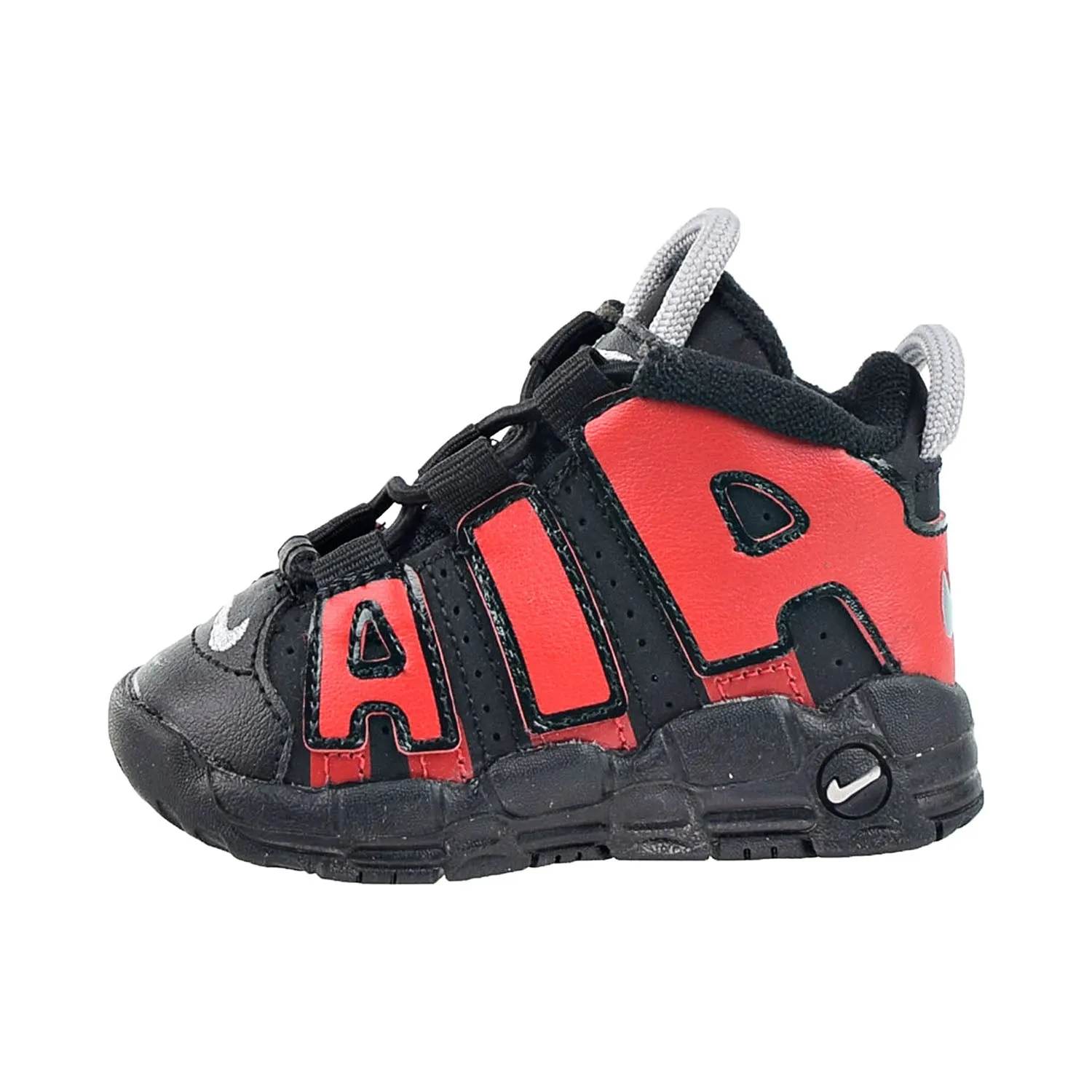 Nike Air More Uptempo (TD) "Alternate Split" Toddler's Shoes Black-Red Comfiest Asics Shoes
