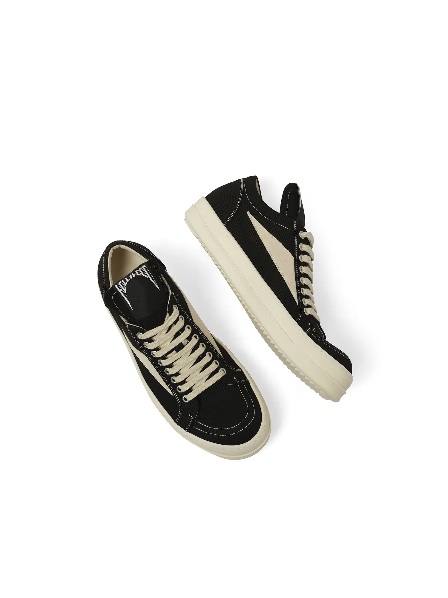 Hollywood Vintage Sneaks in Black/Milk Affordable Sneakers