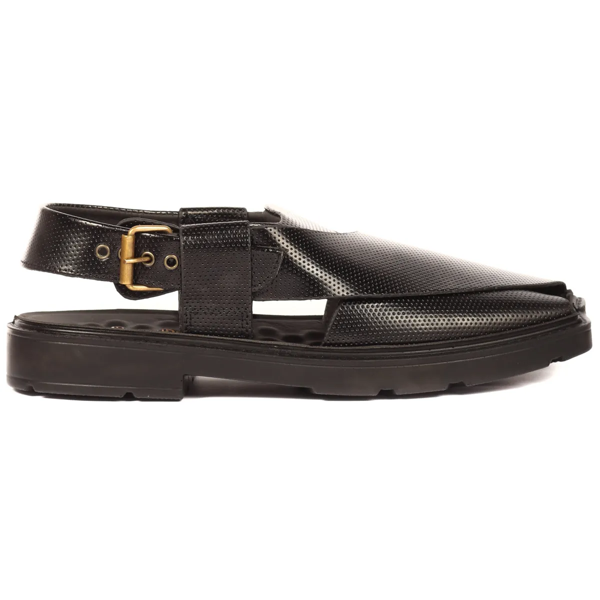 HP-PESHAWARI Leather Heeled Sandals