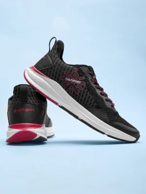 Hustle Men Running Shoes - Black Running Shoe List