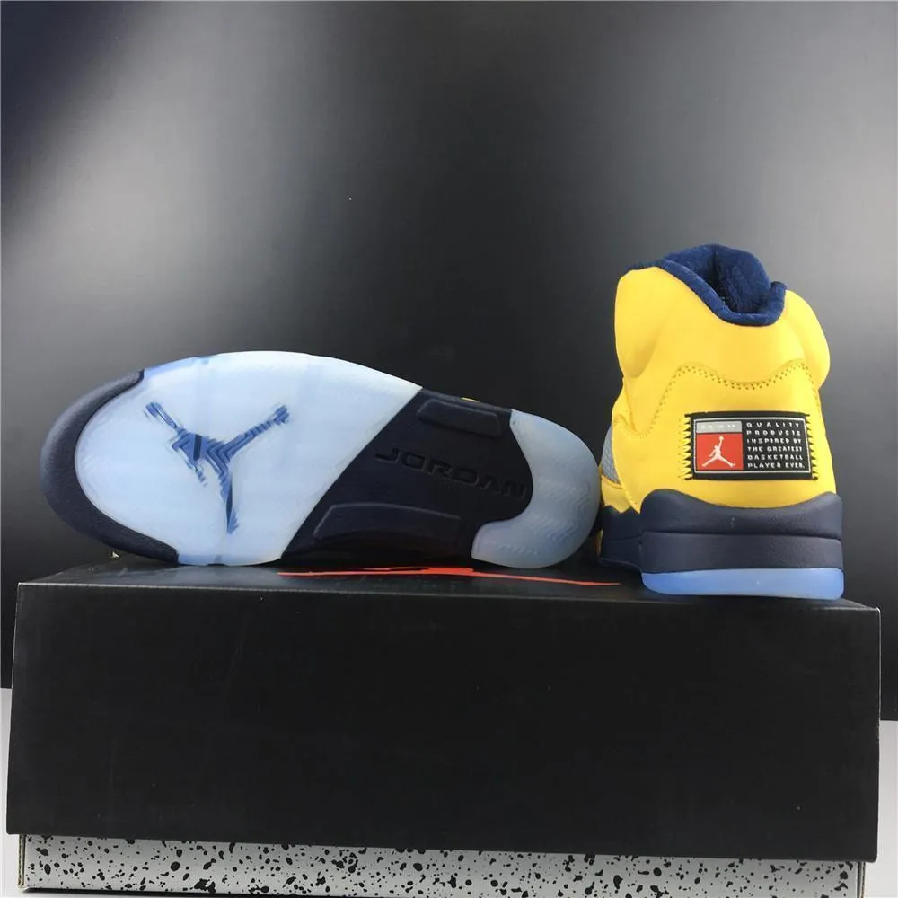 Nike Air Jordan 5 Retro 'Michigan' Men Shoes !!! CYBER MONDAY SALE !!! Asics Shoes On Clearance