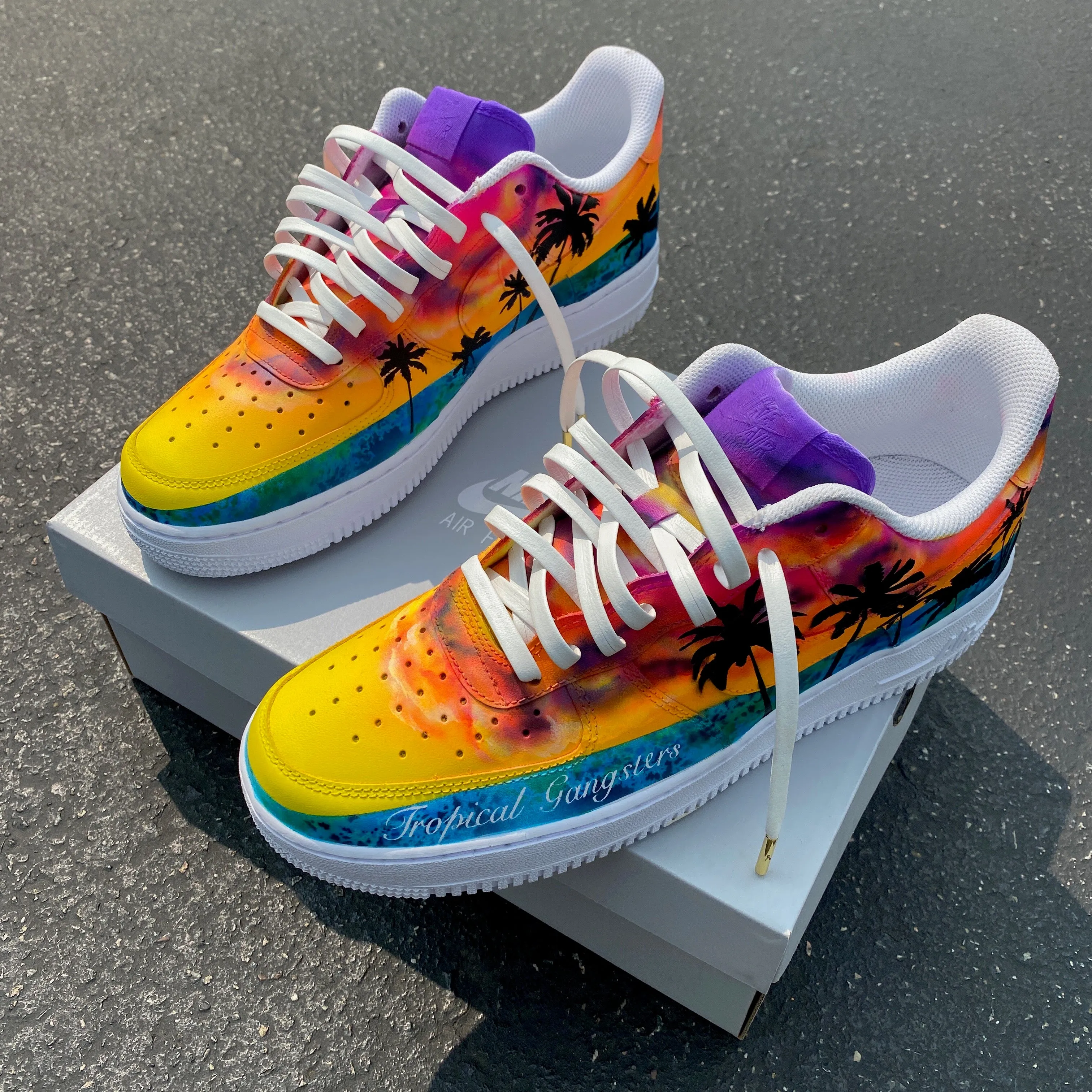 US Men's size 10 White Nike AF1 Low - Custom Order - Invoice 2 Asics Best Running Shoes