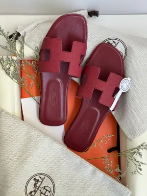 H Epsom Oran Sandals For Women Slippers Oakleaf Hydrangea