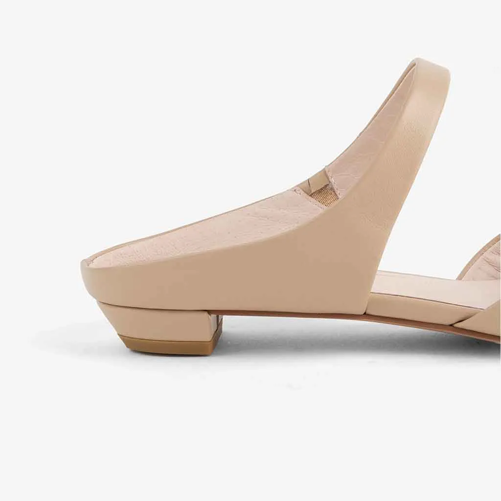 Stamp Flat Shoes Intentionally Blank Lourdes - Clay