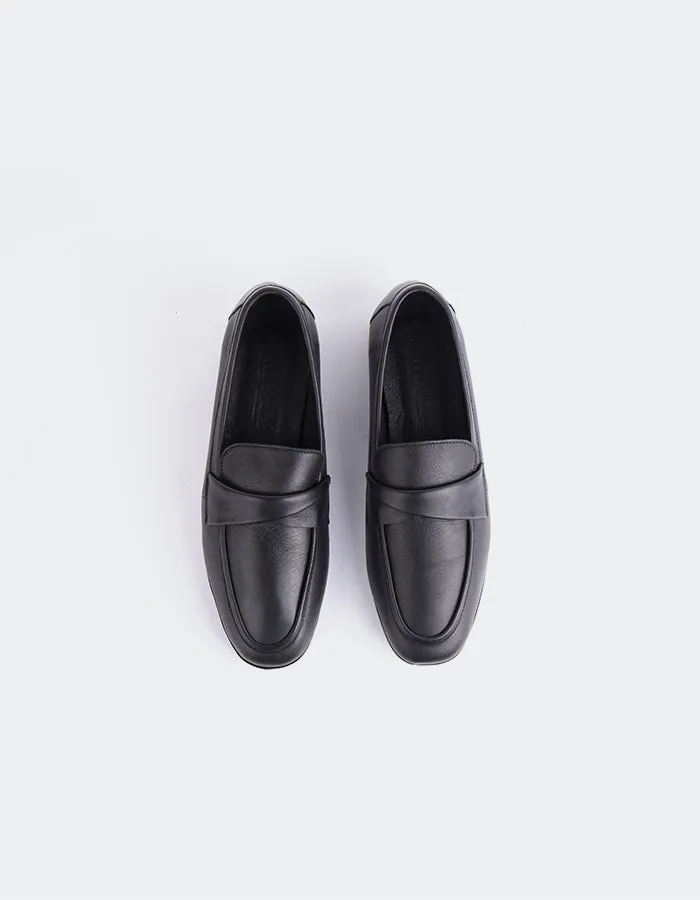 Gh Bass And Co Loafers Splice Black Leather