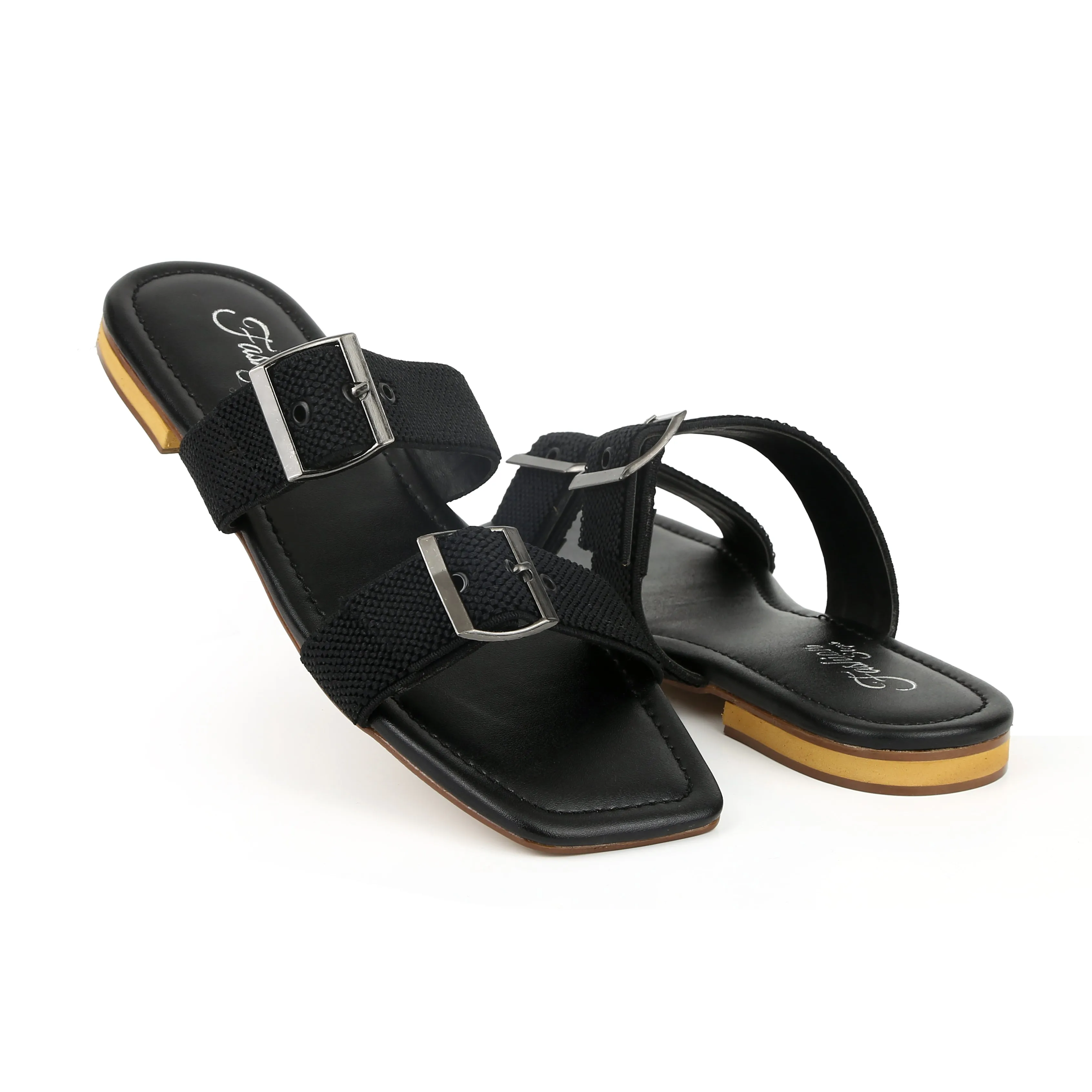 Sandals Made In Usa Jeans Alinaa black