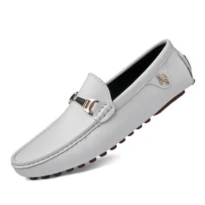 Skate Loafers Jaxon Men's Casual Handmade Leather Driving Shoes