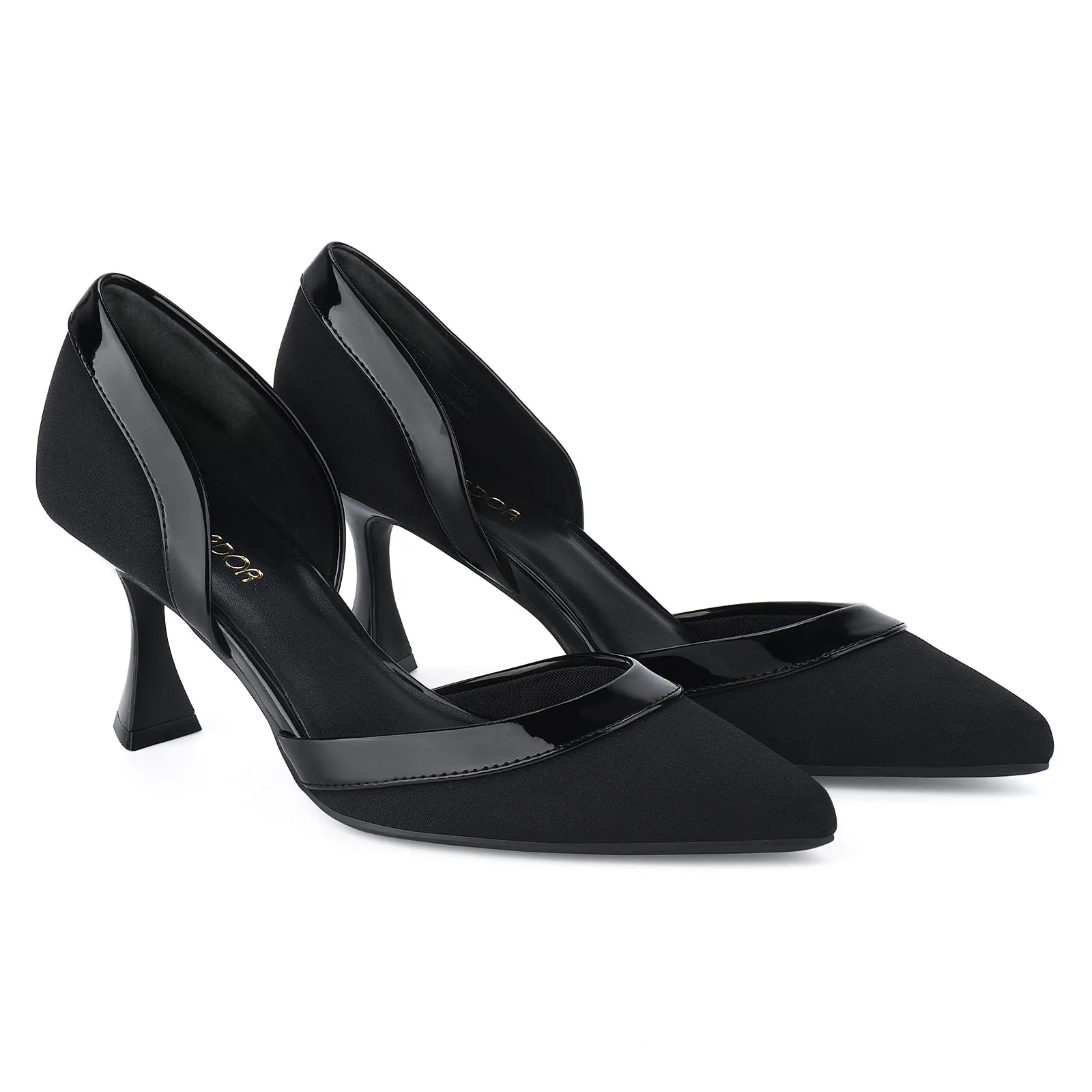 Sandals Caribbean JENN ARDOR Women's Pumps Low Heels Pointed Closed Toe Kitten Dress Shoes for Women Comfortable Stiletto Heeled Sandals Classic Wedding Party D'Orsay Work Pumps