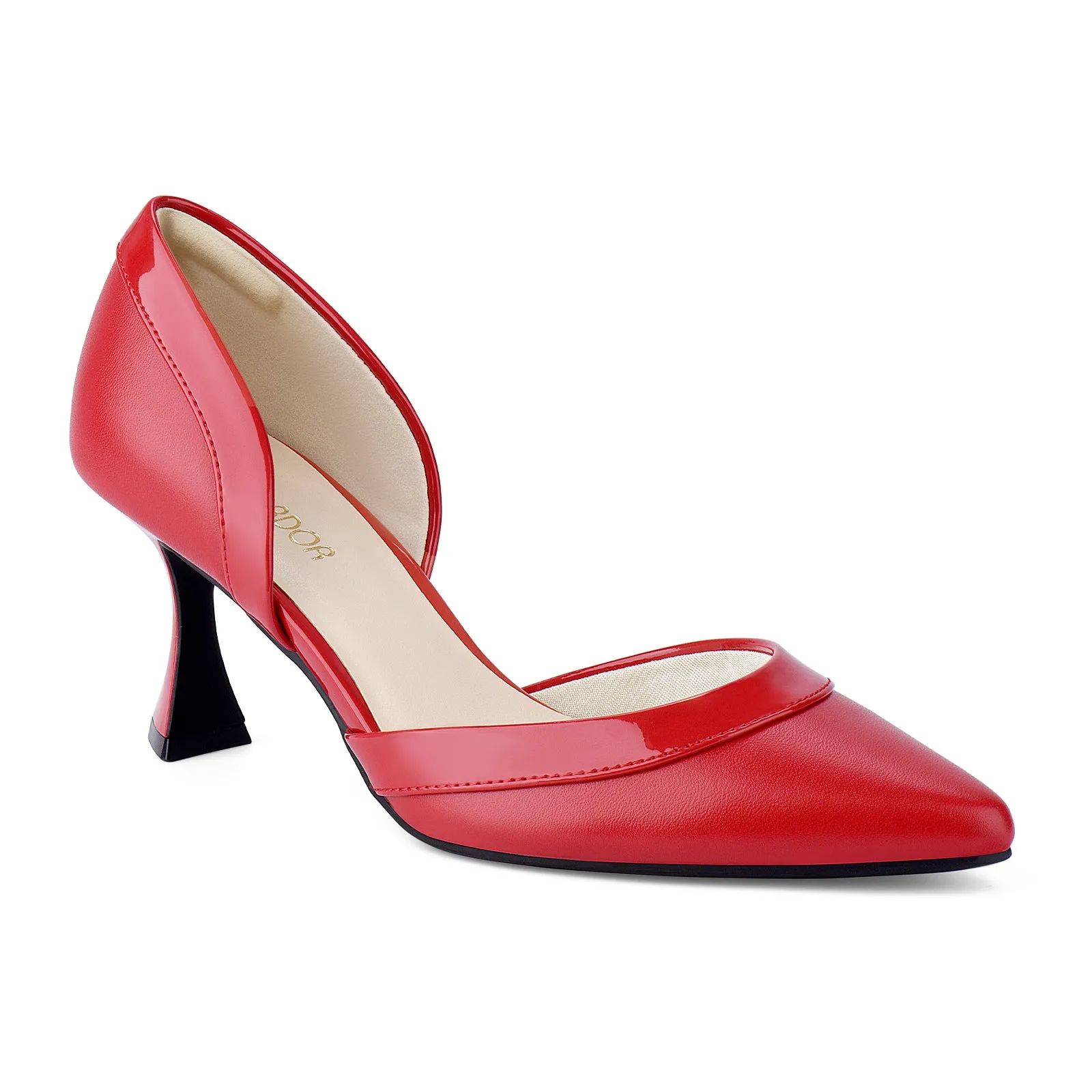 Water Buffalo Sandals JENN ARDOR Women's Pumps Low Heels Pointed Closed Toe Kitten Dress Shoes for Women Comfortable Stiletto Heeled Sandals Classic Wedding Party D'Orsay Work Pumps