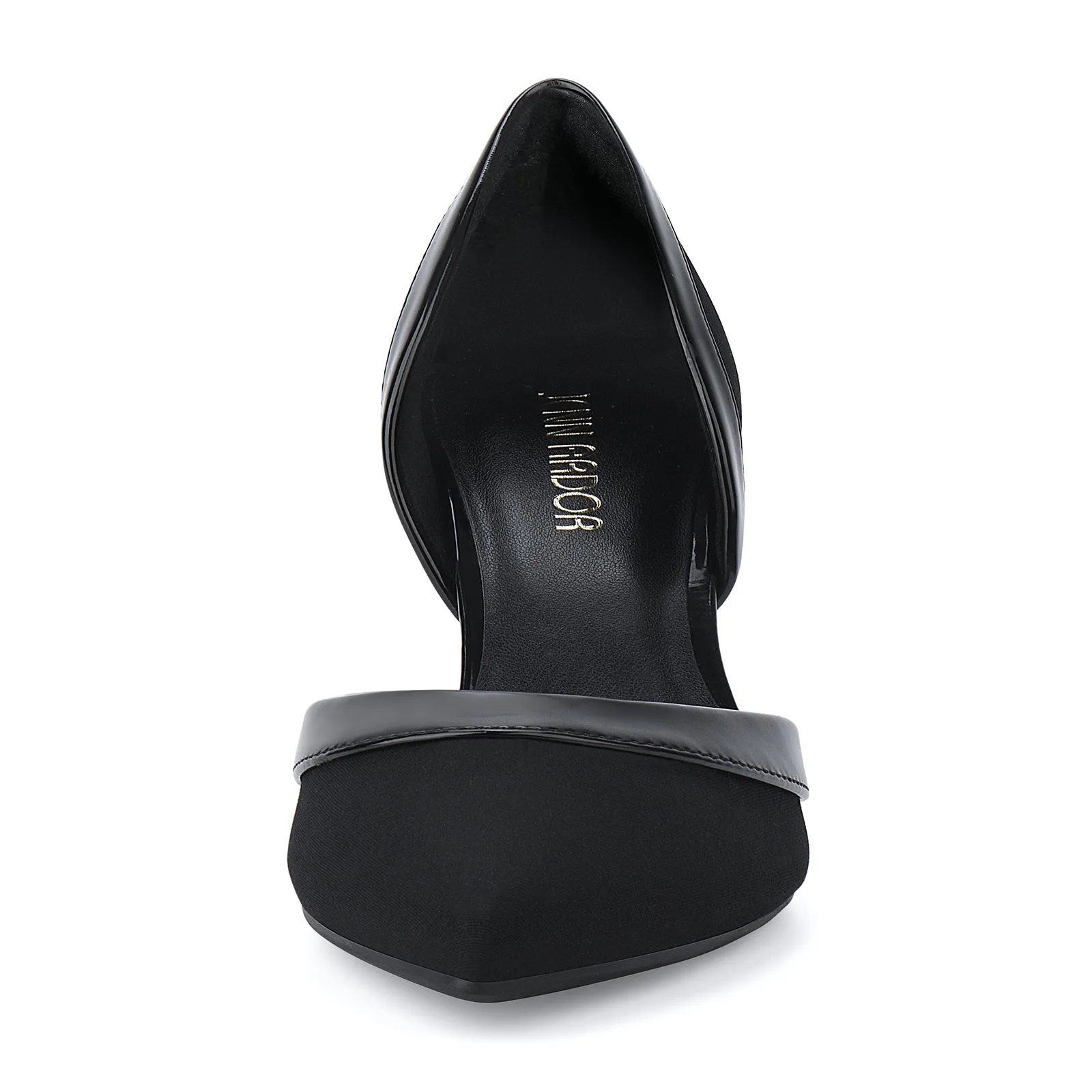 JENN ARDOR Women's Pumps Low Heels Pointed Closed Toe Kitten Dress Shoes for Women Comfortable Stiletto Heeled Sandals Classic Wedding Party D'Orsay Work Pumps Sandals Grenada Resort