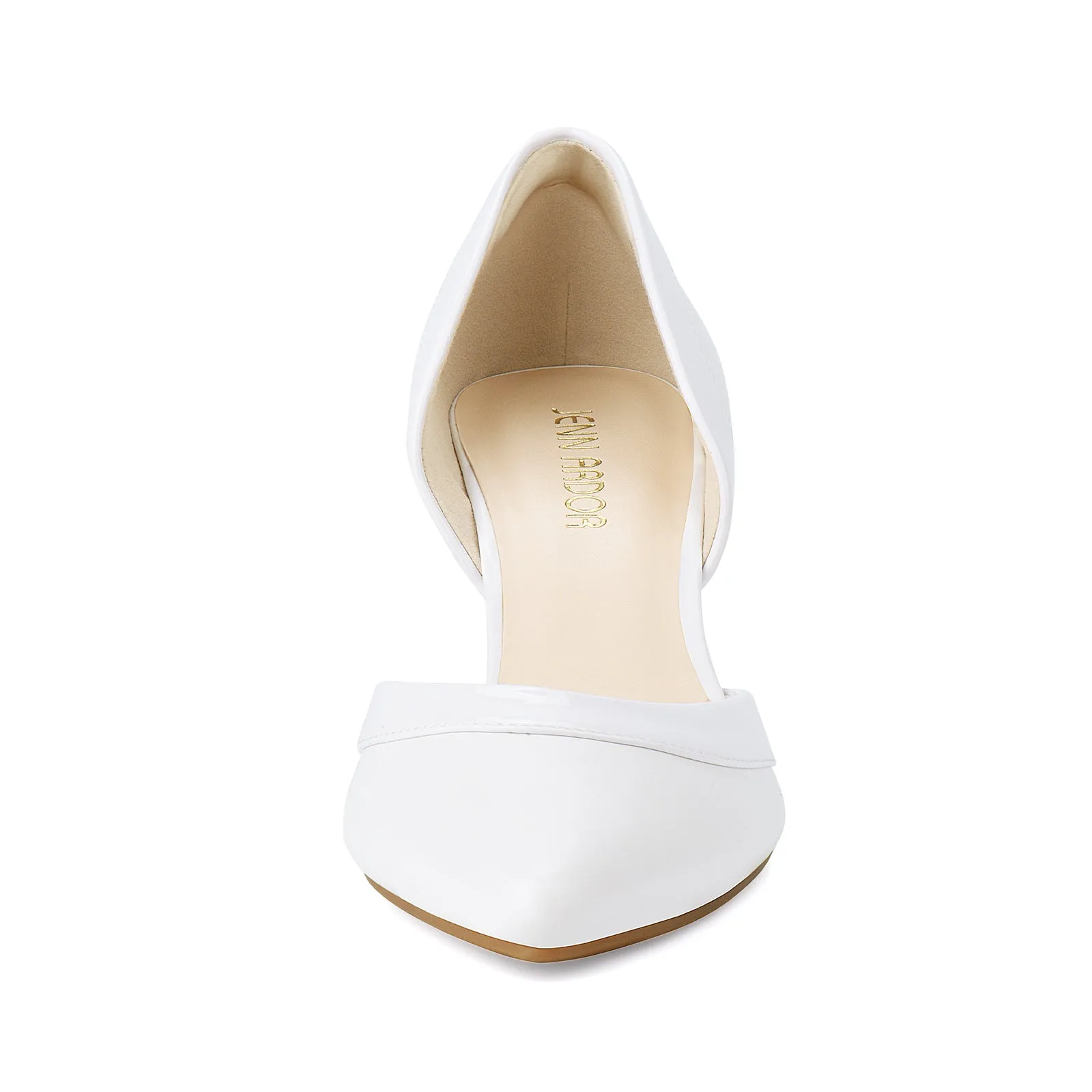 Best Hiking Sandals JENN ARDOR Women's Pumps Low Heels Pointed Closed Toe Kitten Dress Shoes for Women Comfortable Stiletto Heeled Sandals Classic Wedding Party D'Orsay Work Pumps