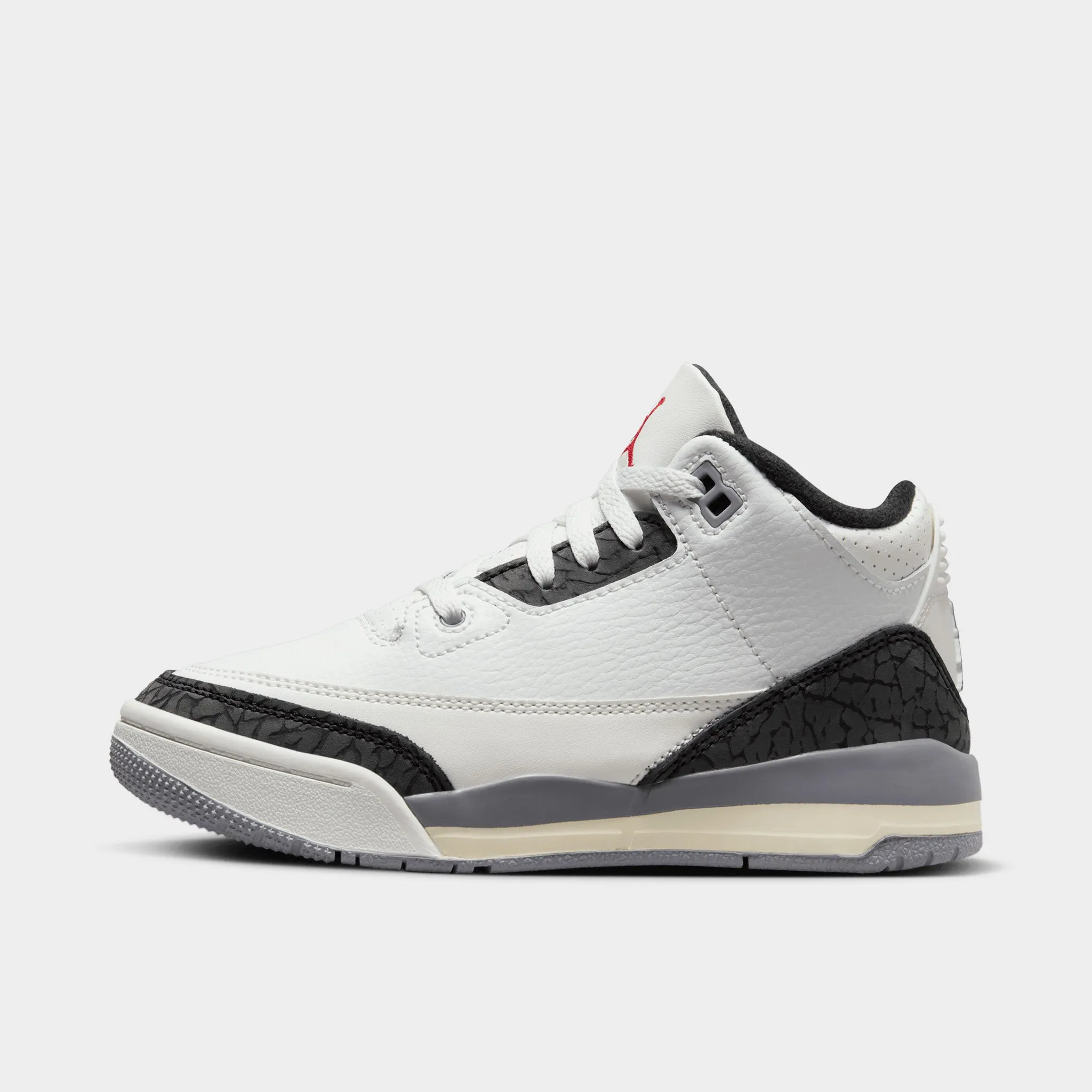 Asics Shoes Sg Jordan 3 Retro PS Summit White / Fire Red - Cement Grey