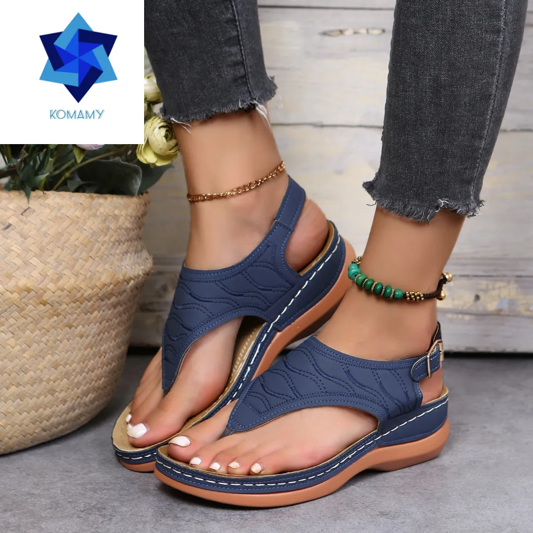 Comfort Slippers Orthopedic Wedge Sandals Hush Puppies Flip Flops