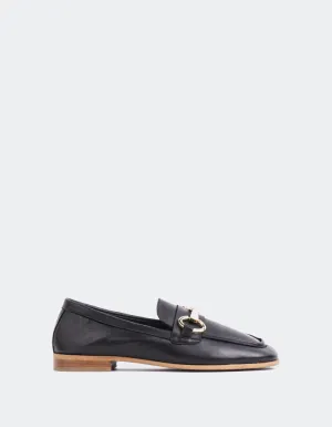 Loafers Santoni Fayette Black Leather