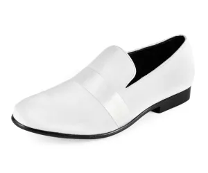 Men Dress Shoes-Knight White Wolf And Badger Slippers