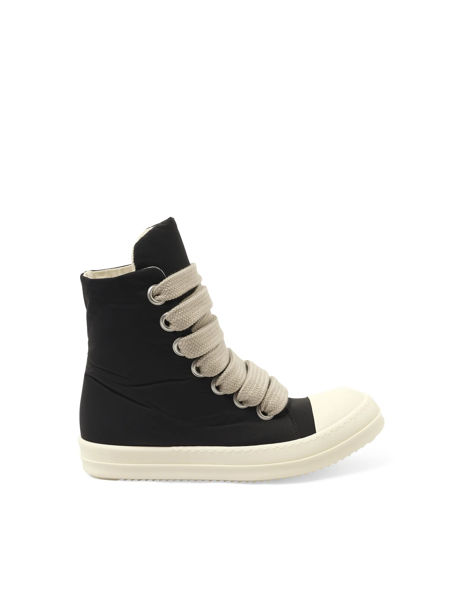 Water Sneakers Jumbo Lace Puffer Sneaker in Black/Milk