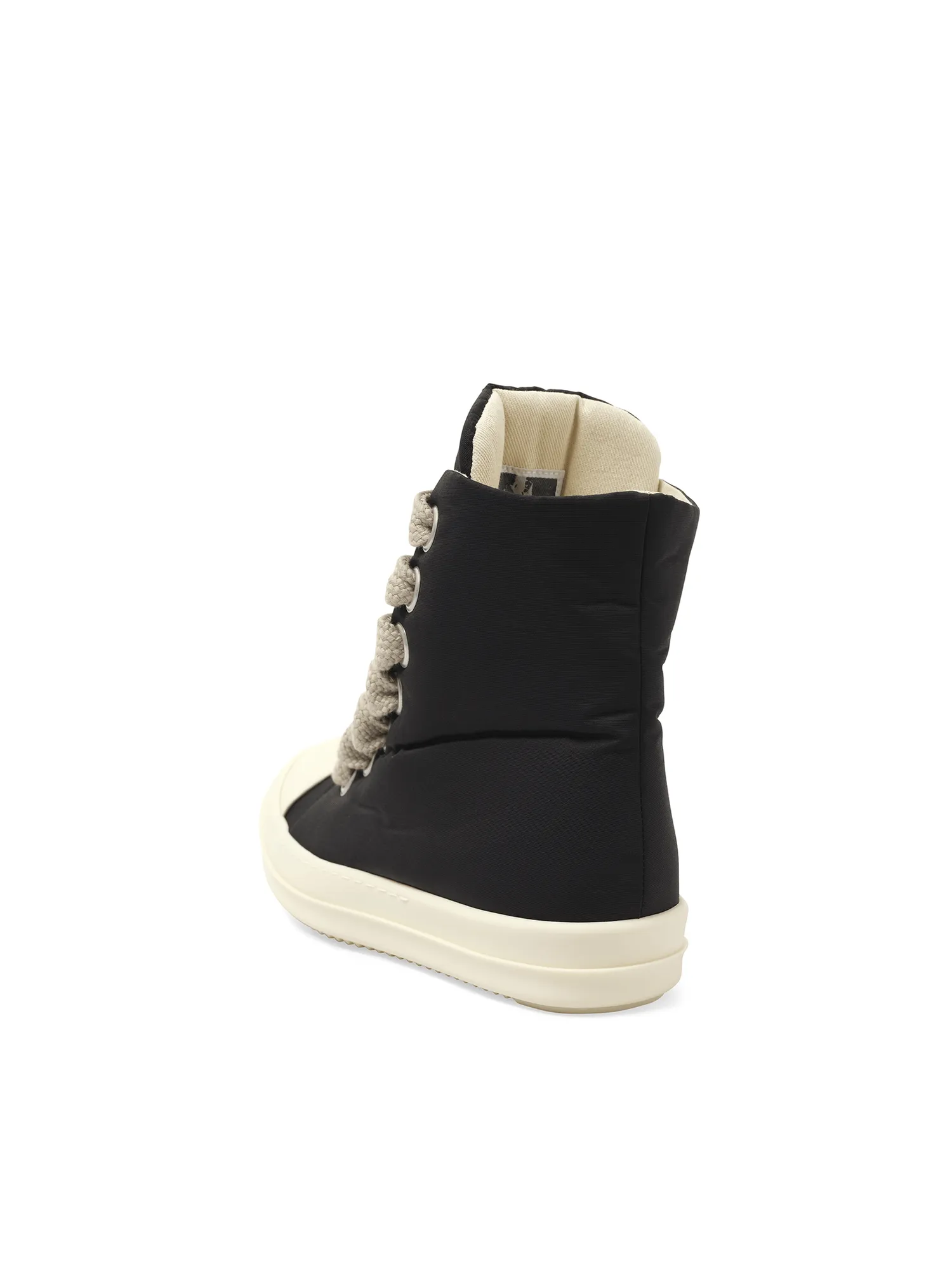 Best Sneakers Shop Online Jumbo Lace Puffer Sneaker in Black/Milk