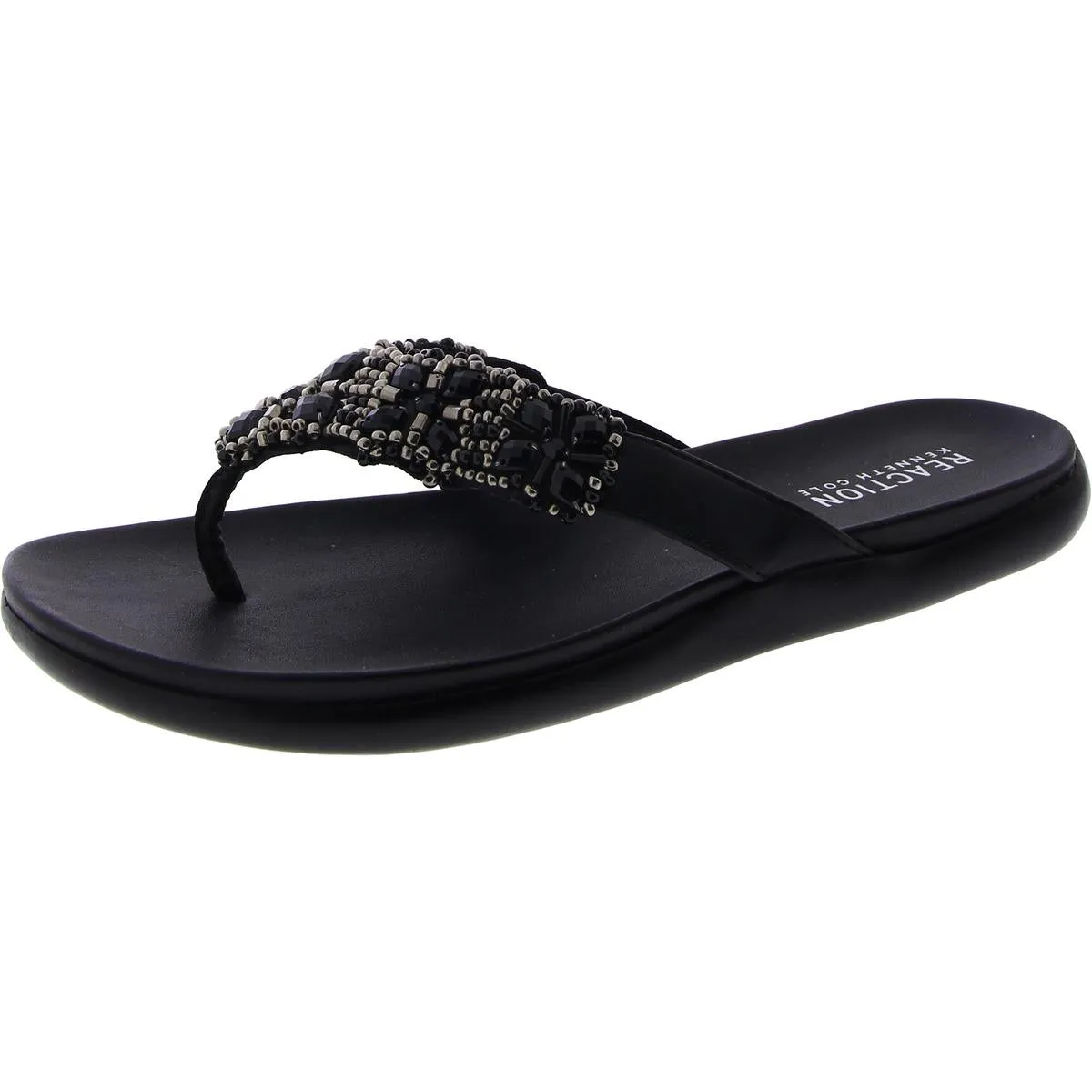 Flip Flops With Beer Opener Kenneth Cole Reaction Womens Glam-athon Slip On Slide Flip-Flops