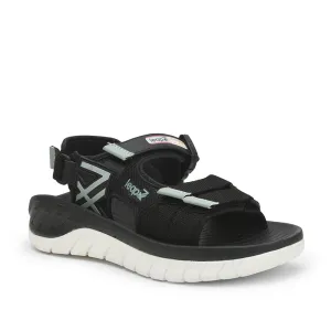 Leap7x Casual Sandal For Men (Black) EVERLAST-1 By Liberty Tizzey Slippers
