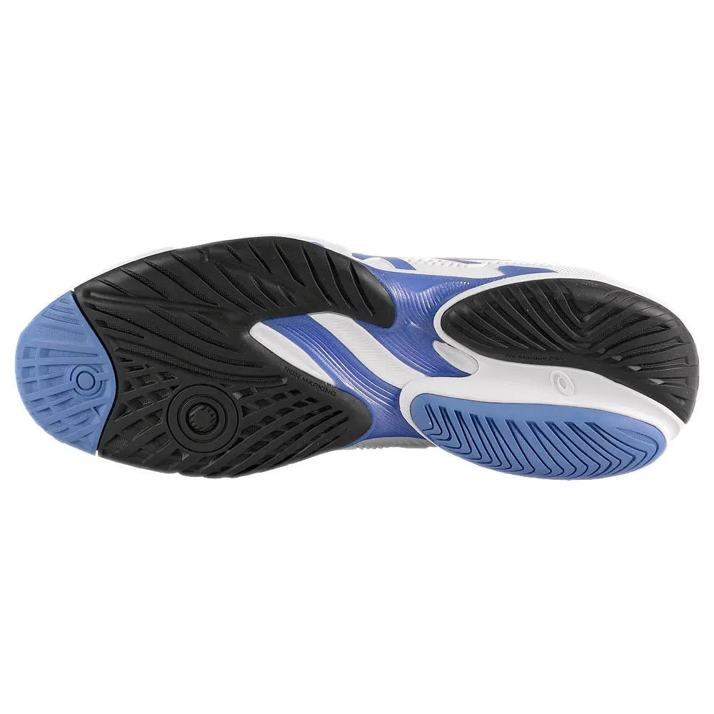 Asics Men's Court FF 3 - White/Sapphire Asics Low Profile Running Shoes