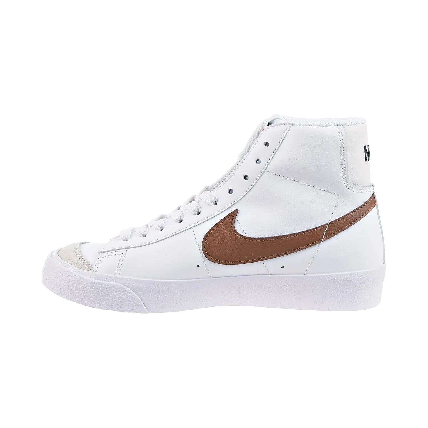 Nike Blazer Mid `77 (GS) Big Kids' Shoes White-Vivid Sulfur-Pecan Asics Gel Cumulus 17 Running Shoe