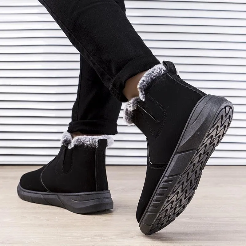 Winter Snow Boots Men Cutout Shoes Vans Shoes Flat