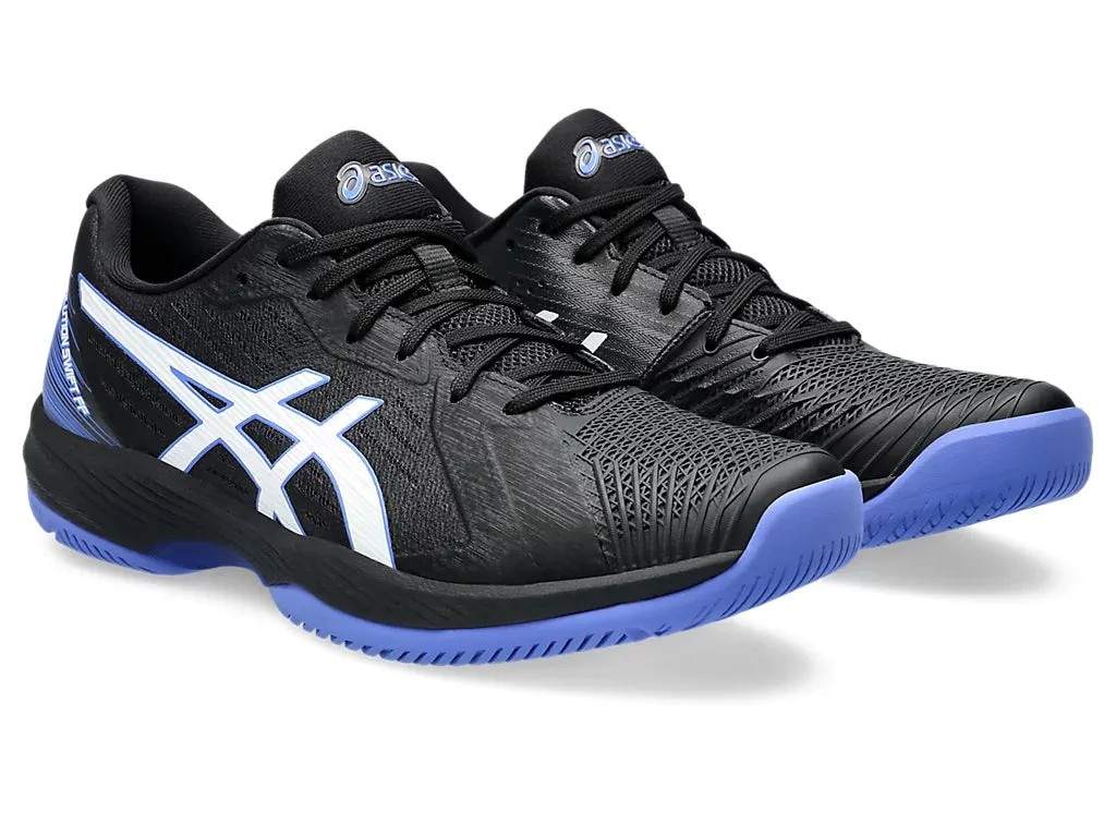 Asics Men's SOLUTION SWIFT FF Tennis Shoes in Black/Sapphire Best Asics Running Shoes For Supination