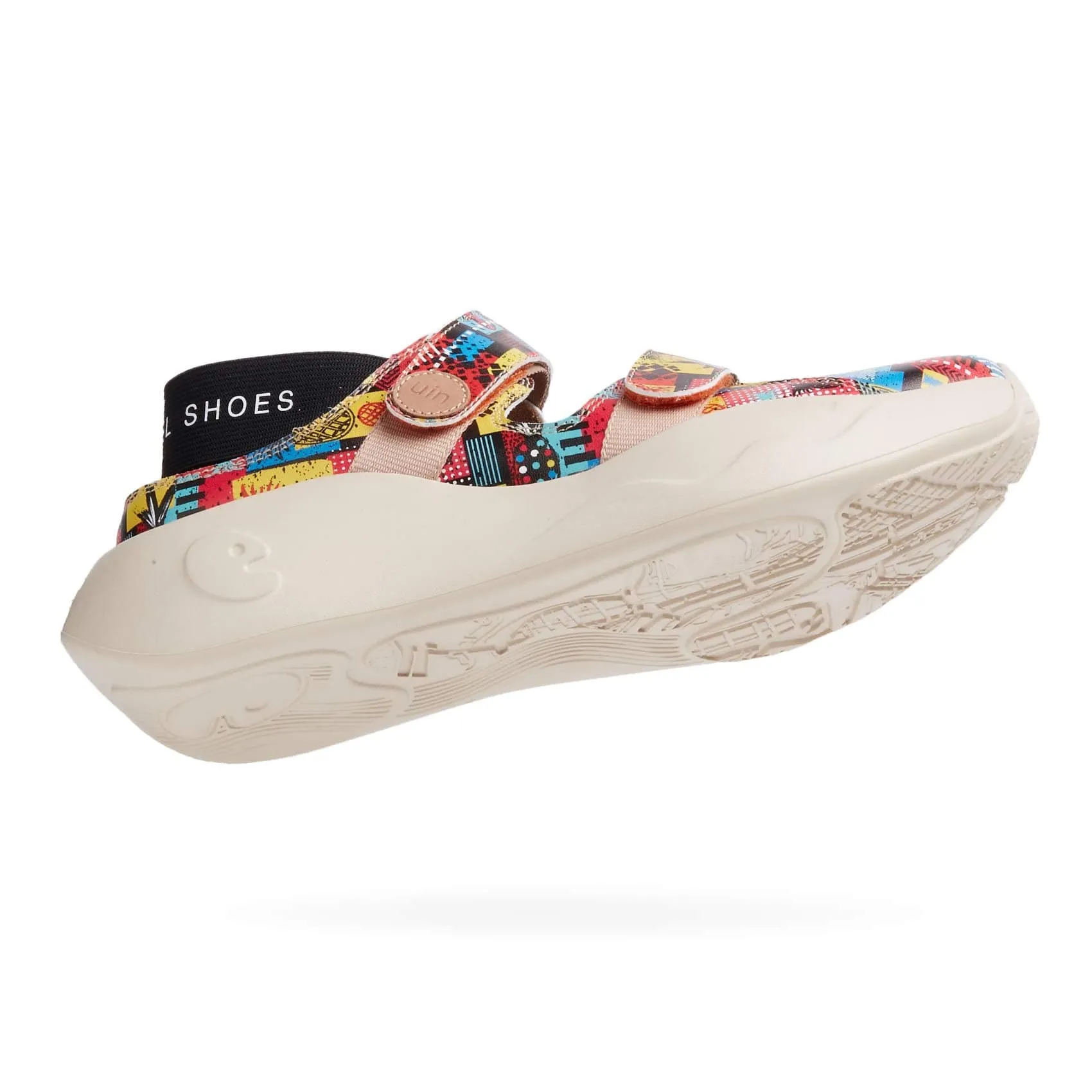 Flat Slip Ons Color Geometry II San Sebastian III Women