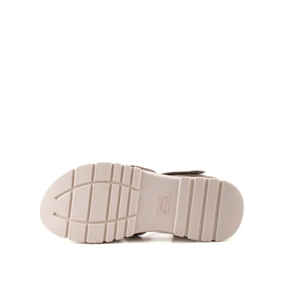 Flat Sandals On Sale camel active Women Harley Slip-On Sandal - 782303-DZ01SV-12-GREY