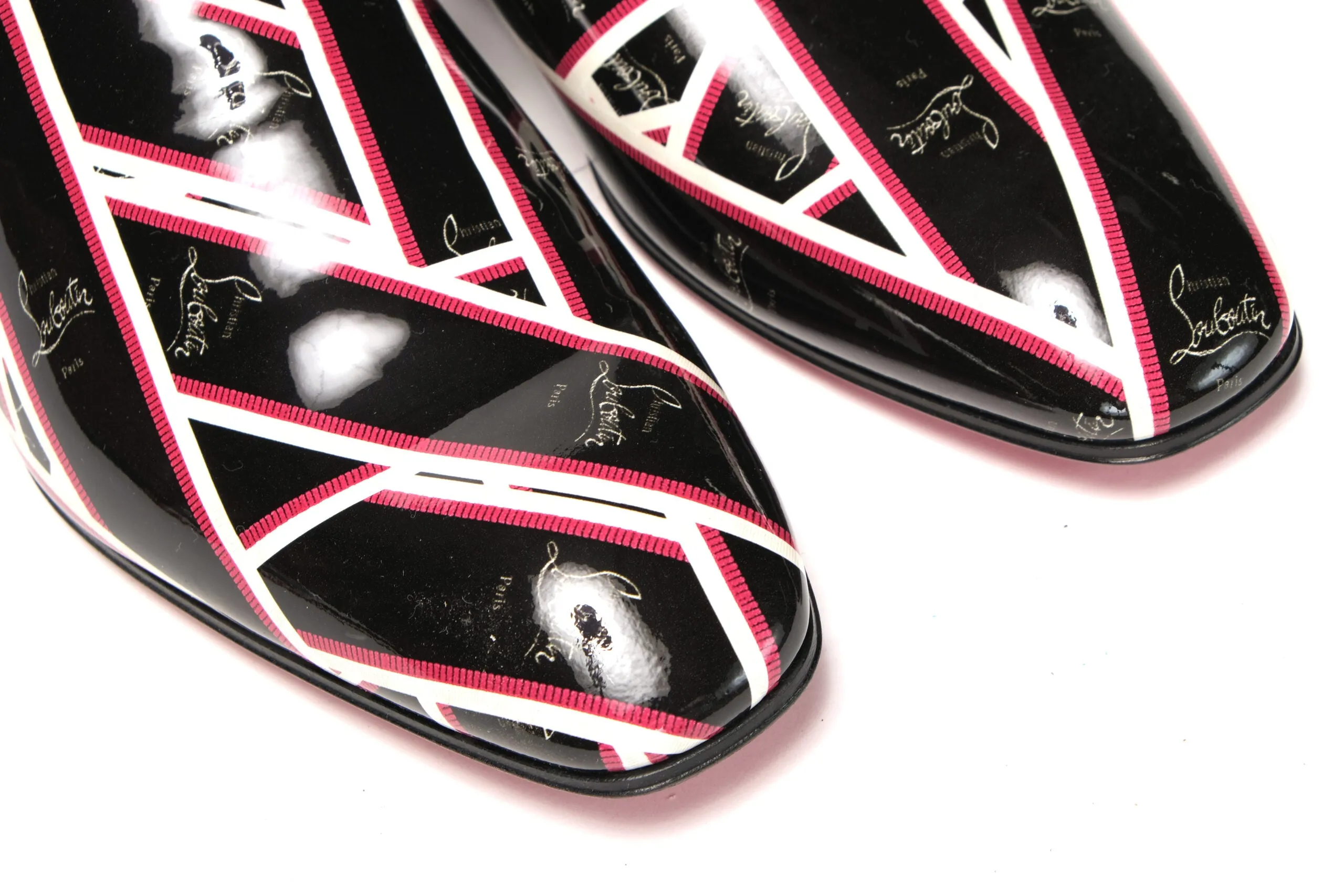 Christian Louboutin Multicolor Dandelion Flat Patent Shoes Fall Outfits With Loafers