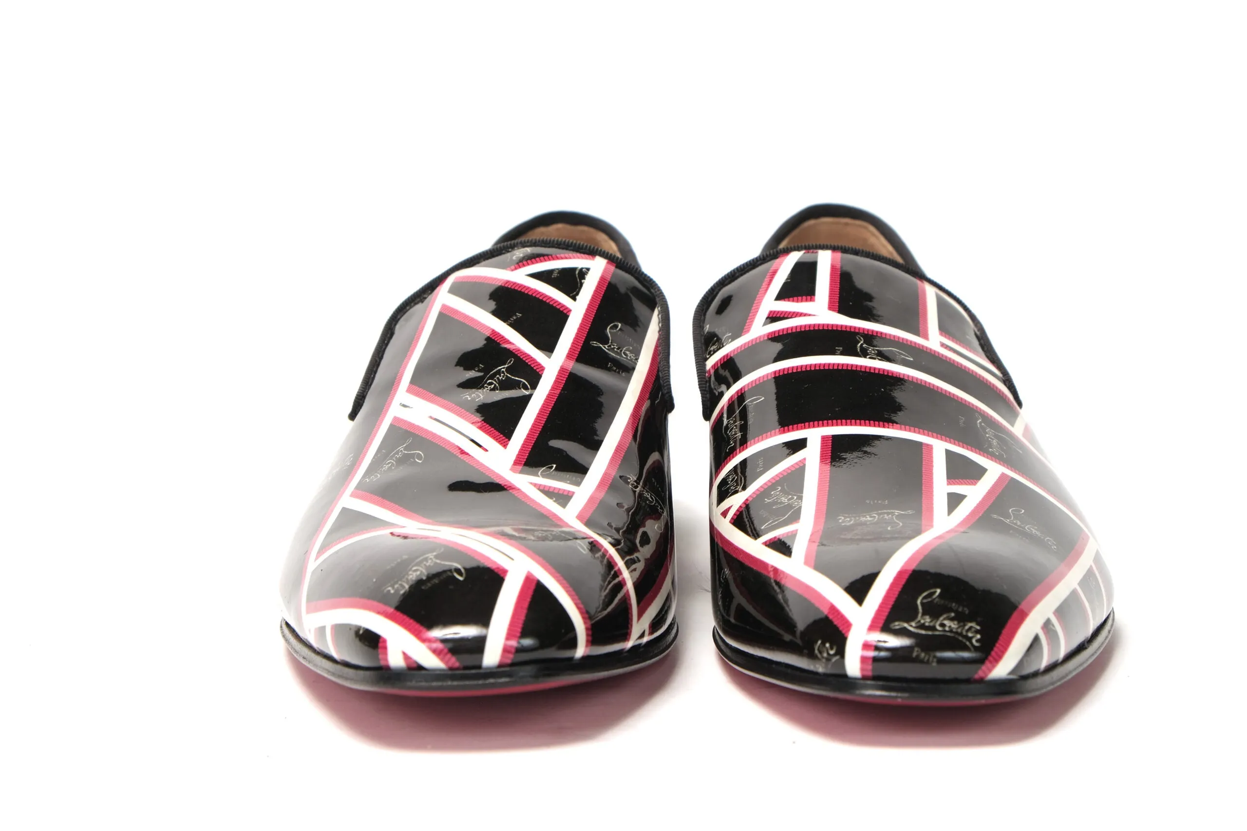 Haruta Penny Loafers Christian Louboutin Multicolor Dandelion Flat Patent Shoes