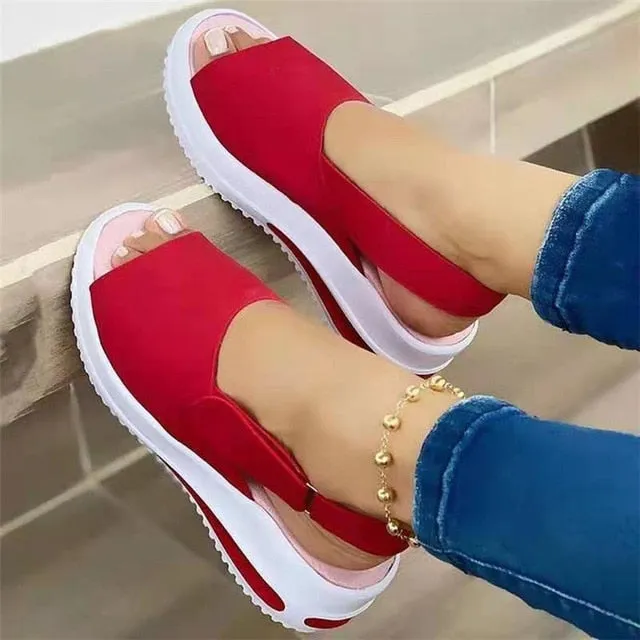 Flat Sparkle Sandals Shoes Women Platform Sandals