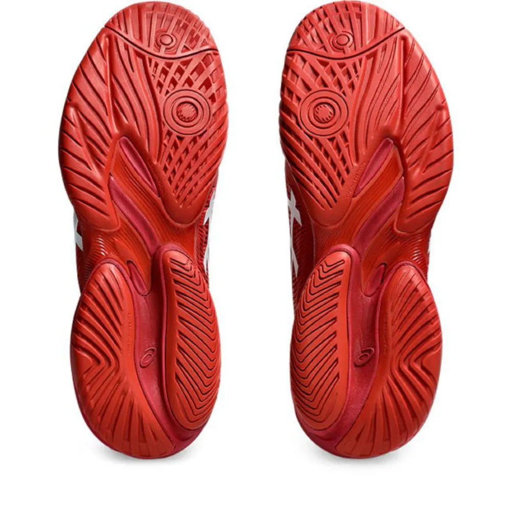 ASICS Men's Court FF 3 Novak Tennis Shoe (Rust/White) Plantar Fasciitis Asics Shoes