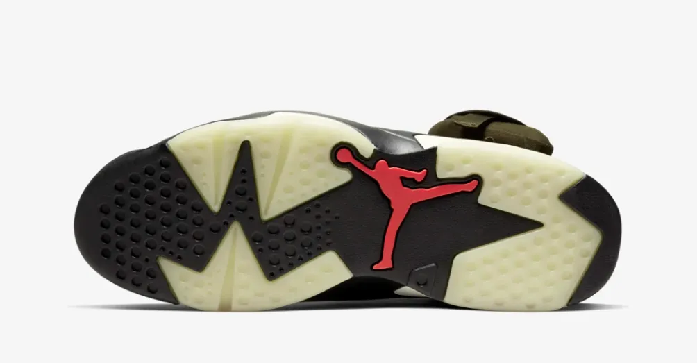 Nike Air Jordan 6  x Travis Scott 'Cactus Jack Collection' Olive Men Shoes !!! CYBER MONDAY SALE !!! Running Shoes Uk Asics