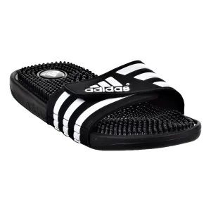 Adidas Adissage Men's Sandals Black/Black/White Ruby Slippers Found
