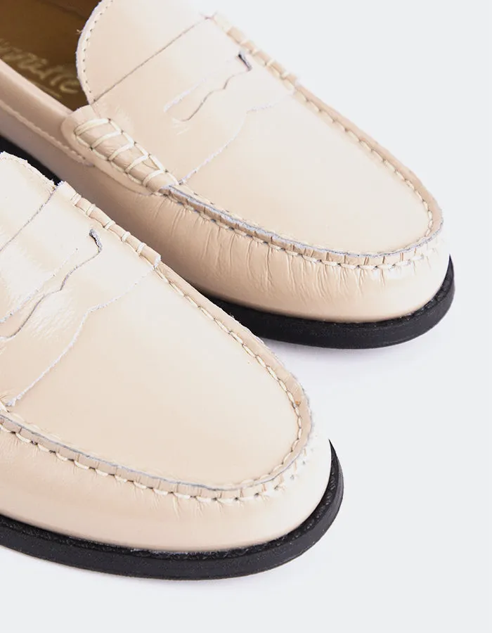 Lettine Nude Naplack Leather Dr Martens Adrian Loafers