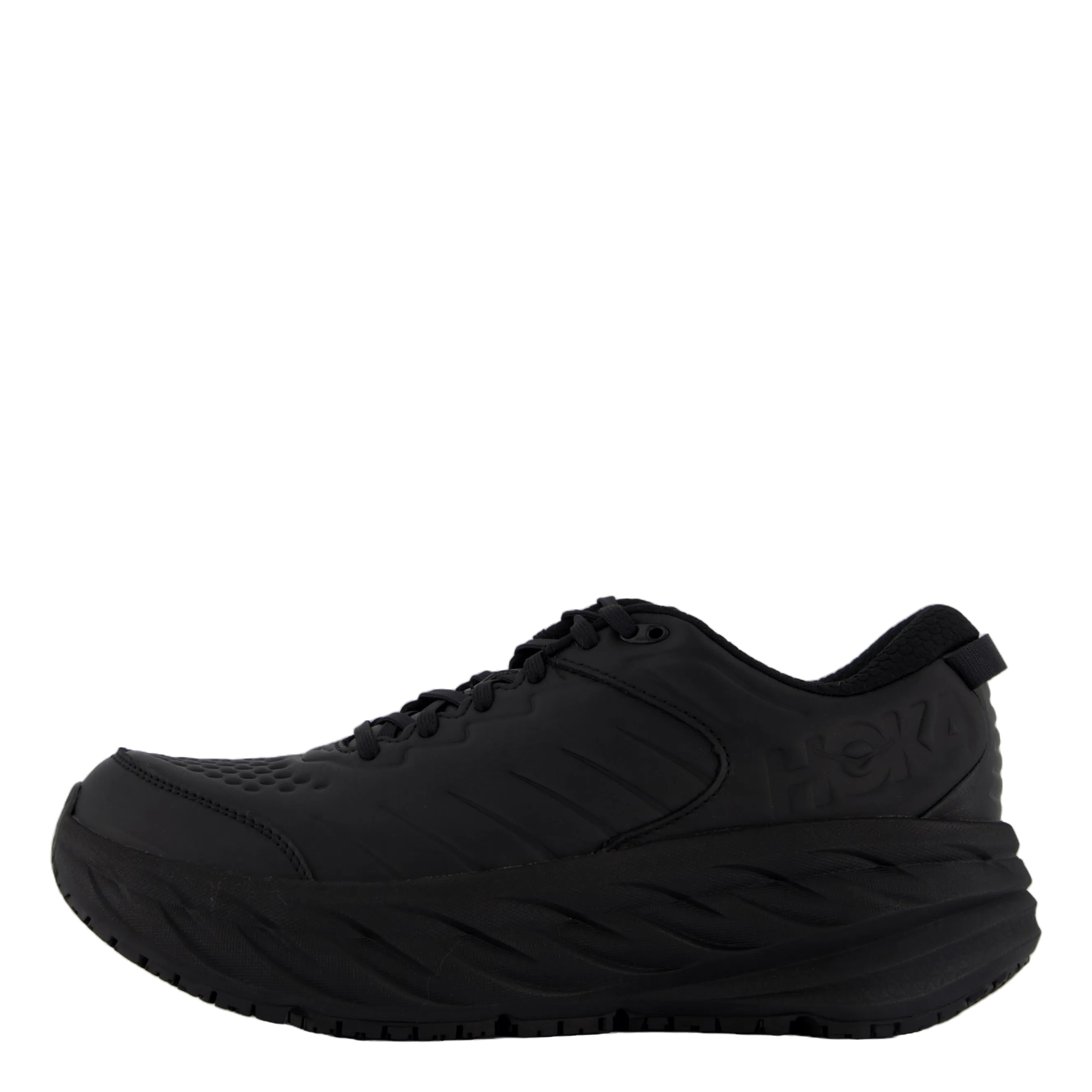 High Top Running Shoes Ankle Support M Bondi Sr Wide Black / Black