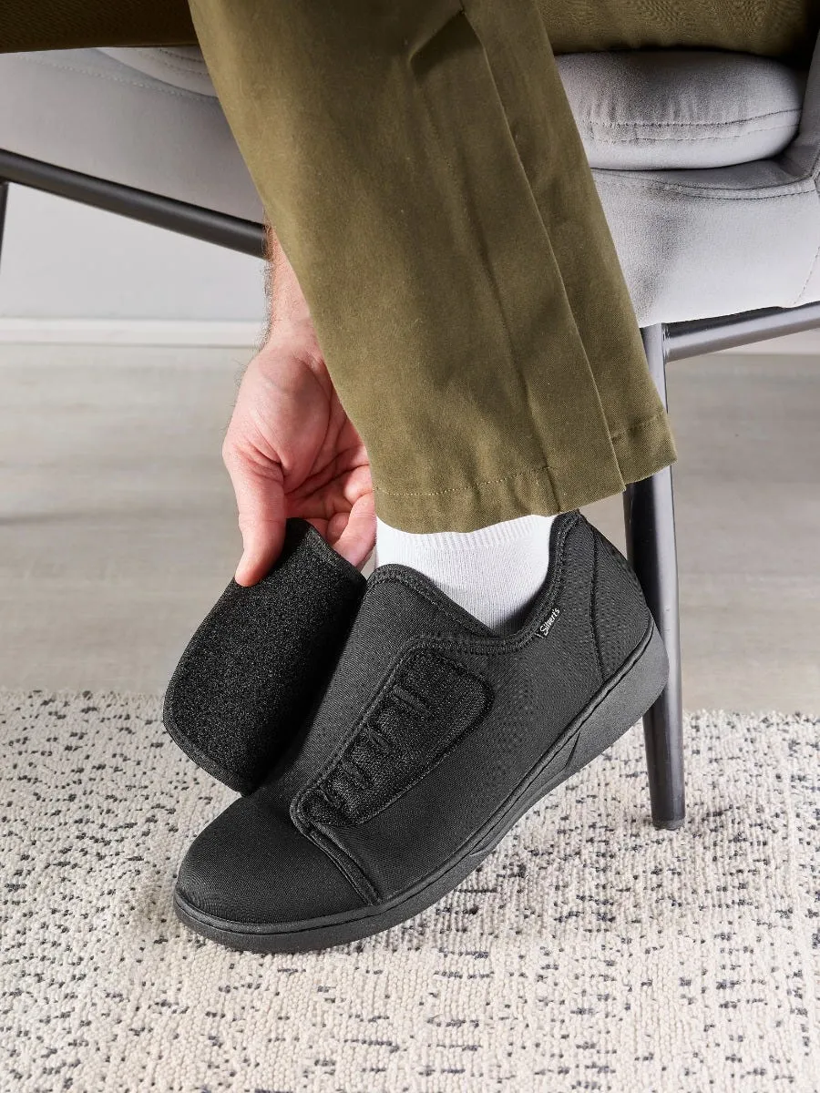 Men's Extra Wide Shoes Brown Slippers