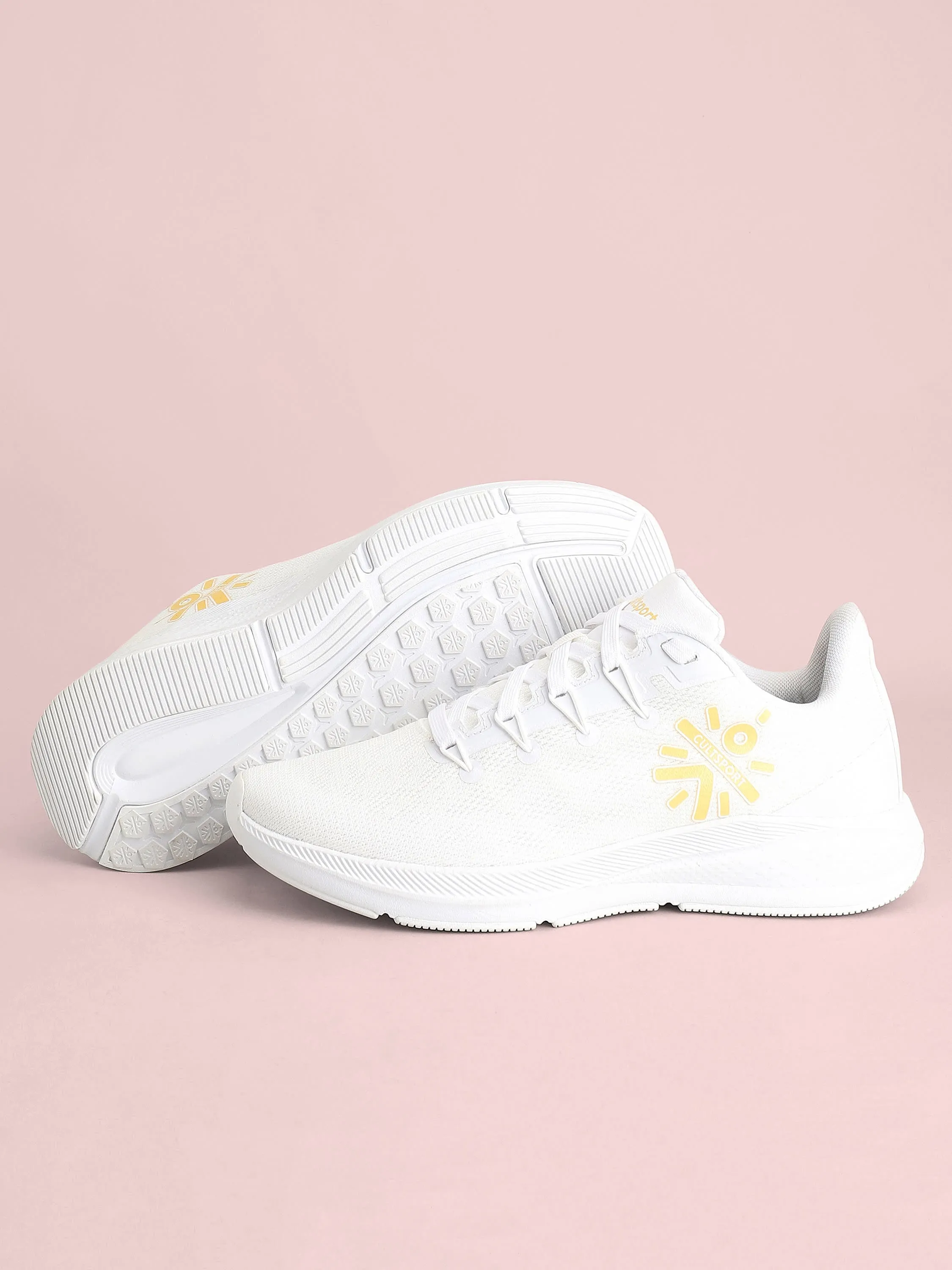 Firebird Men Running Shoes - White Long Distance Shoes Running