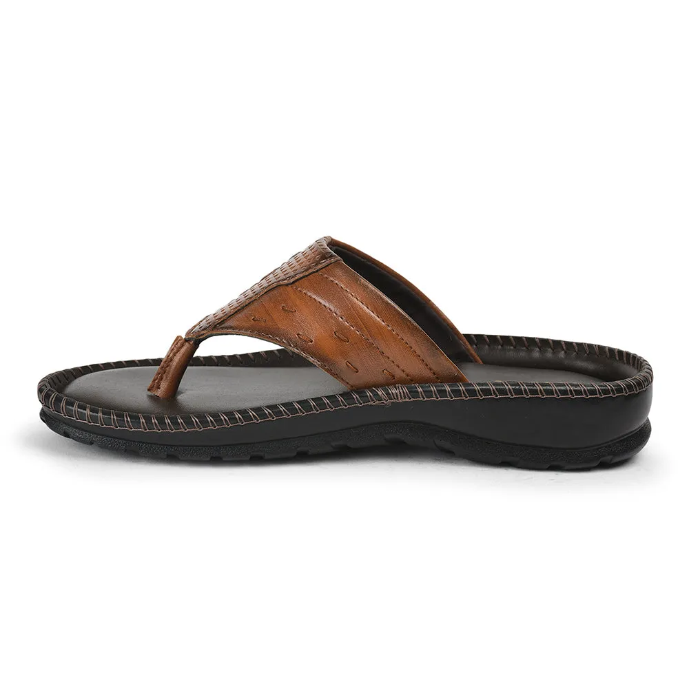 100 Cotton Slippers Coolers By Liberty Men VCL-13 Tan Casual Slipper