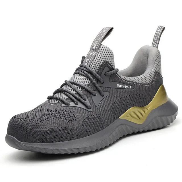 Male Work Safety Shoes Men Boots Outdoor Military Boots Steel Toe Working Shoes For Men Shoes Puncture Proof Safety Shoes 2020 Work