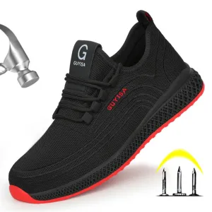 Male Work Safety Shoes Men Boots Outdoor Military Boots Steel Toe Working Shoes For Men Shoes Puncture Proof Safety Shoes 2020 Best Oil For Work Boots