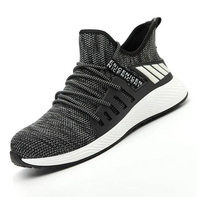 Male Work Safety Shoes Men Boots Outdoor Military Boots Steel Toe Working Shoes For Men Shoes Puncture Proof Safety Shoes 2020 Low Top Work Boots