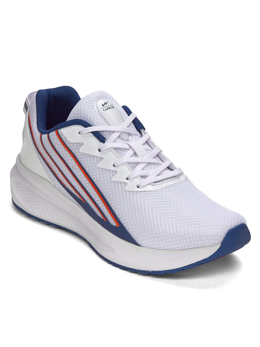 MARVRICK White Men's Running Shoes 10mm Drop Running Shoes