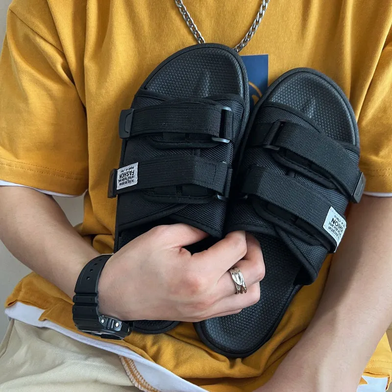 Men Beach Shoes Summer Non-Slip Fashion All-Match Sandals Men's Beach Shoes Beaches Sandals