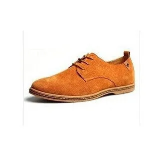 Loafers Restaurant Catonsville Men Flats shoes 38-48 Suede European style genuine leather Shoes Men's oxfords california casual Loafers