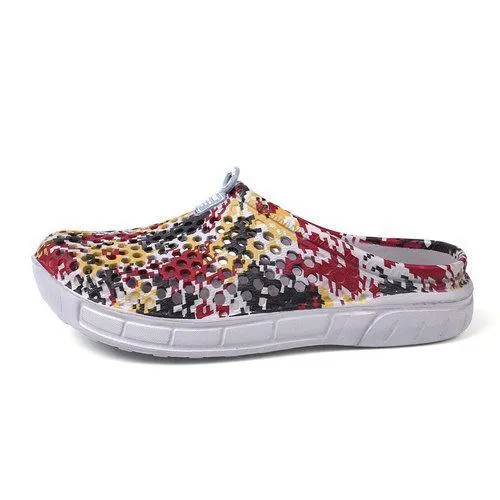 Sandals Sofft Men Hole Breathable Beach Shoes Light Waterproof Casual Garden Sandals