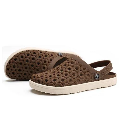 Men Hole Breathable Soft Light Beach Sandals Waterproof Garden Shoes Soda Sandals