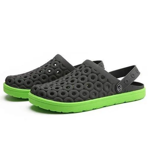 Men Hole Breathable Soft Light Beach Sandals Waterproof Garden Shoes Tiva Sandals