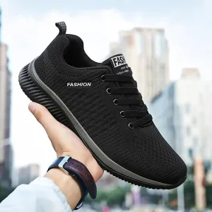 Men Running Walking Knit Shoes Good Running Shoes For Pavement